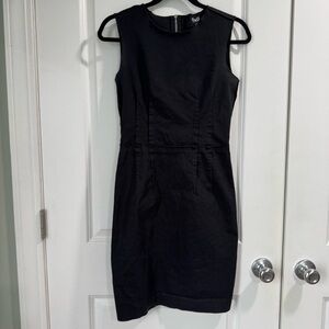 D&G Dolce & Gabbana Vintage Black Mini Dress Back Zipper 40 US 4